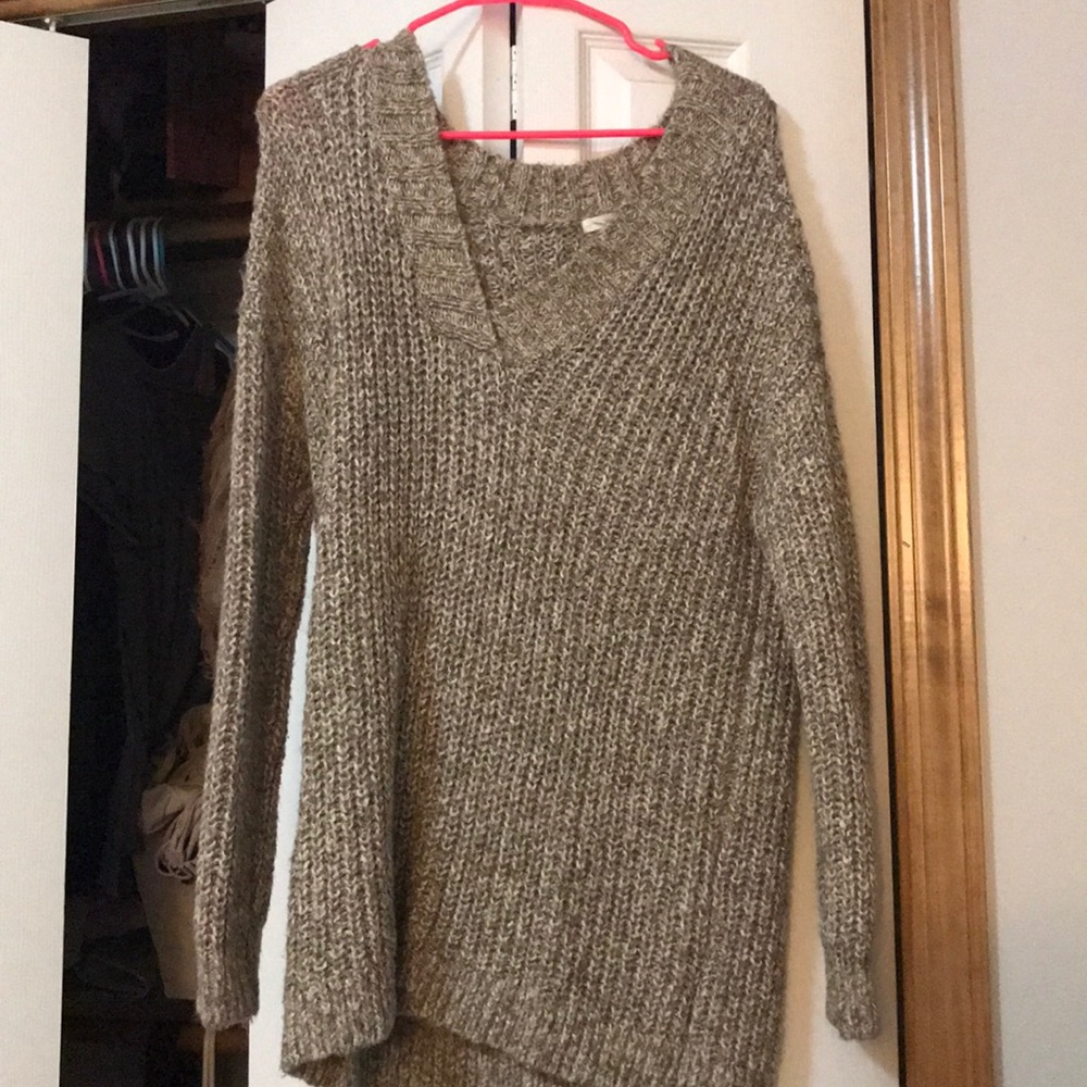 Garage oversized brown sweater